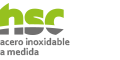 Logo HSC Acero inoxidable a medida